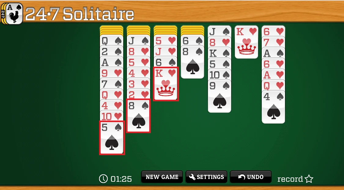 Solitaire card games io